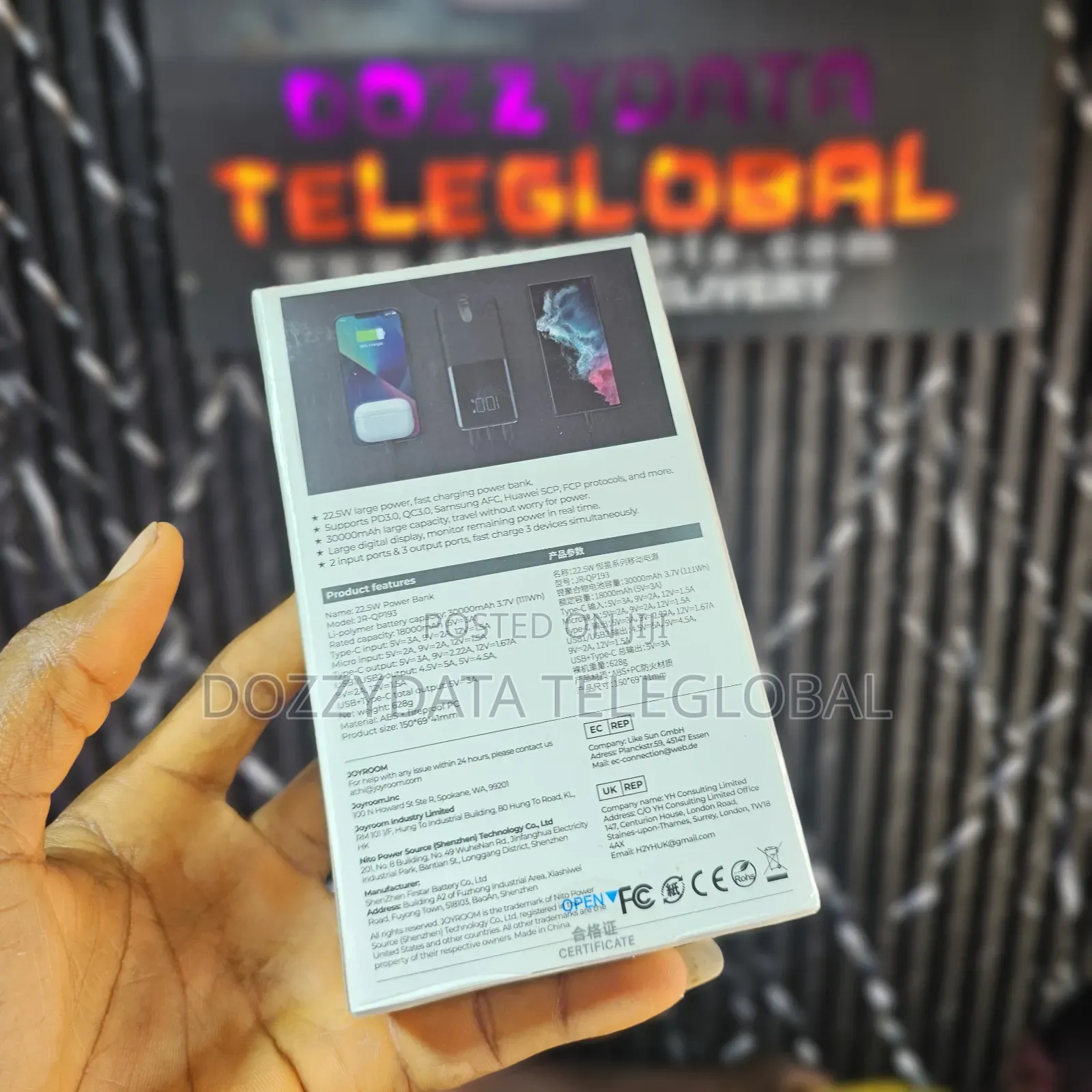 Joyroom 30000mah 22.5w Powerbank