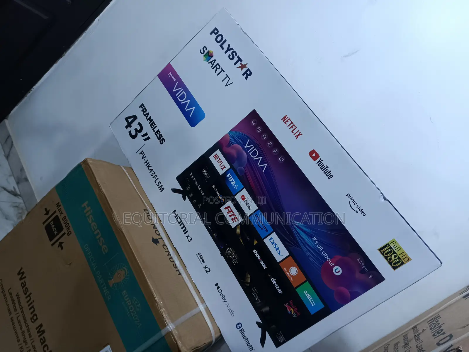 Stylish Polystar 43inches Smart TV Uhd