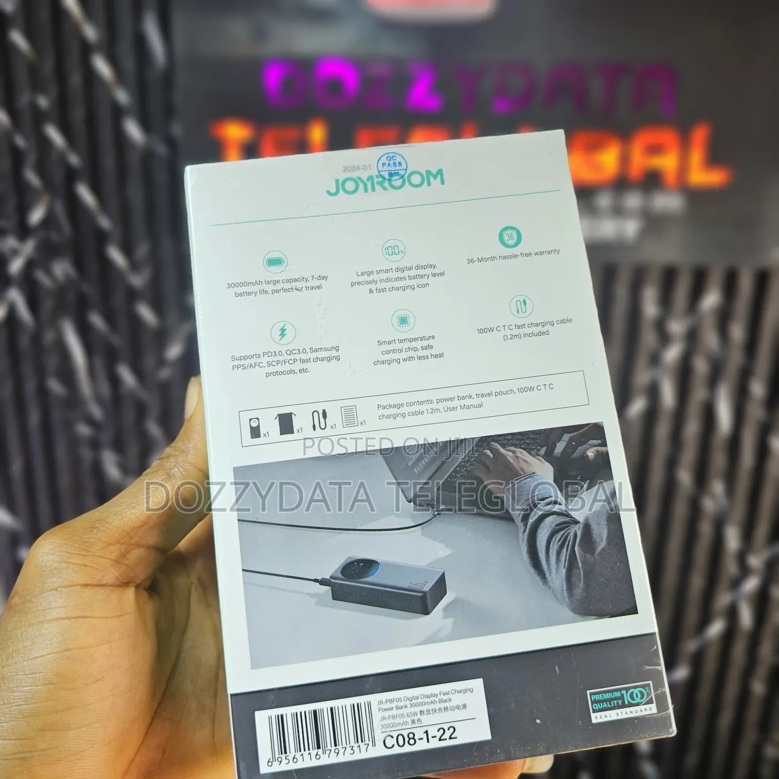 Joyroom 30000mah 65w Laptop Powerbank