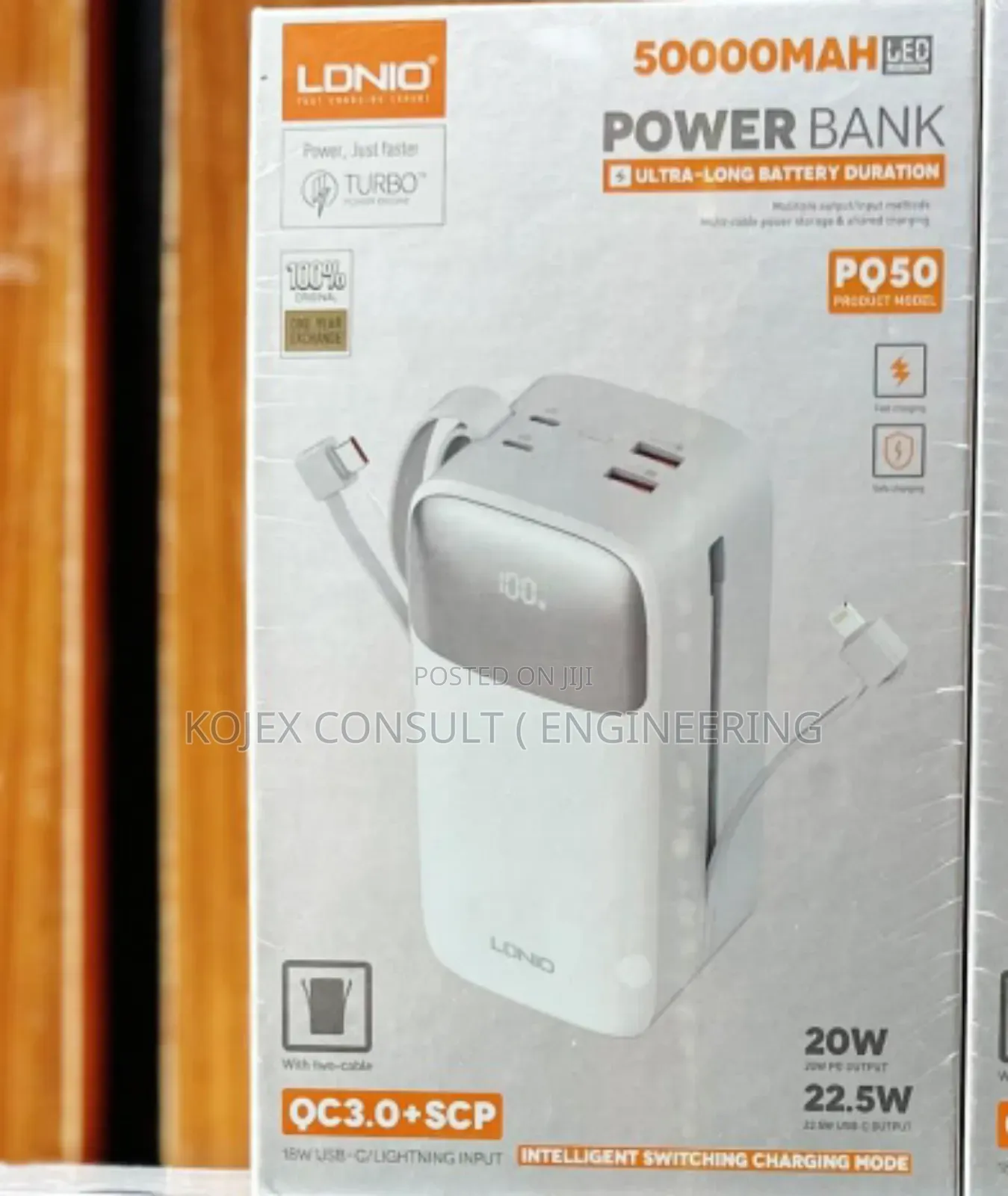 *Ldnio 50,000mah Powerbank Turbo Power Engine
