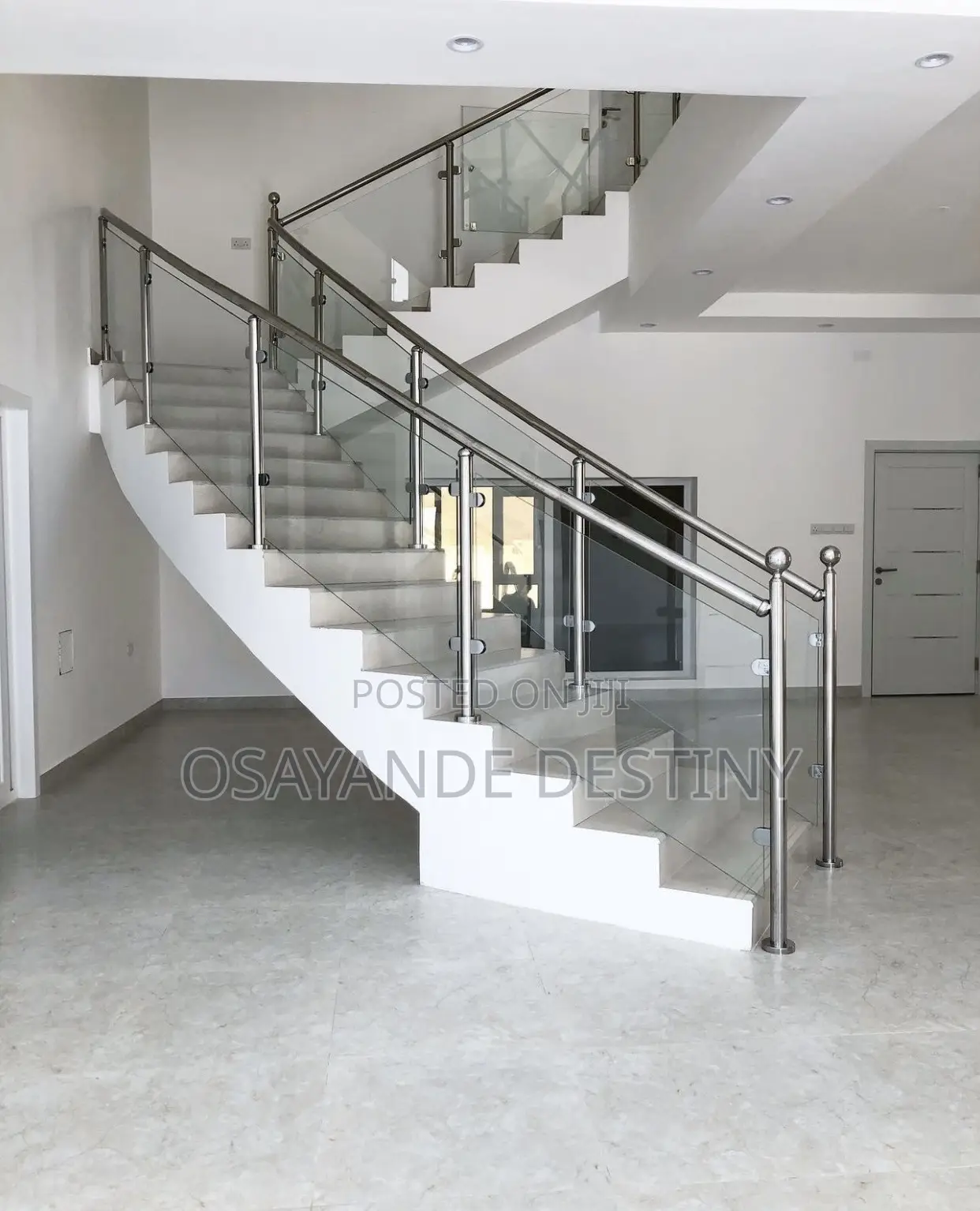 Plain Glass Handrails