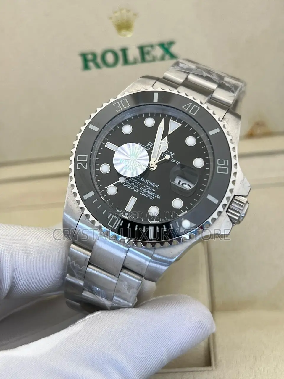 Rolex Quality Luxury Men Chain Wristwatch