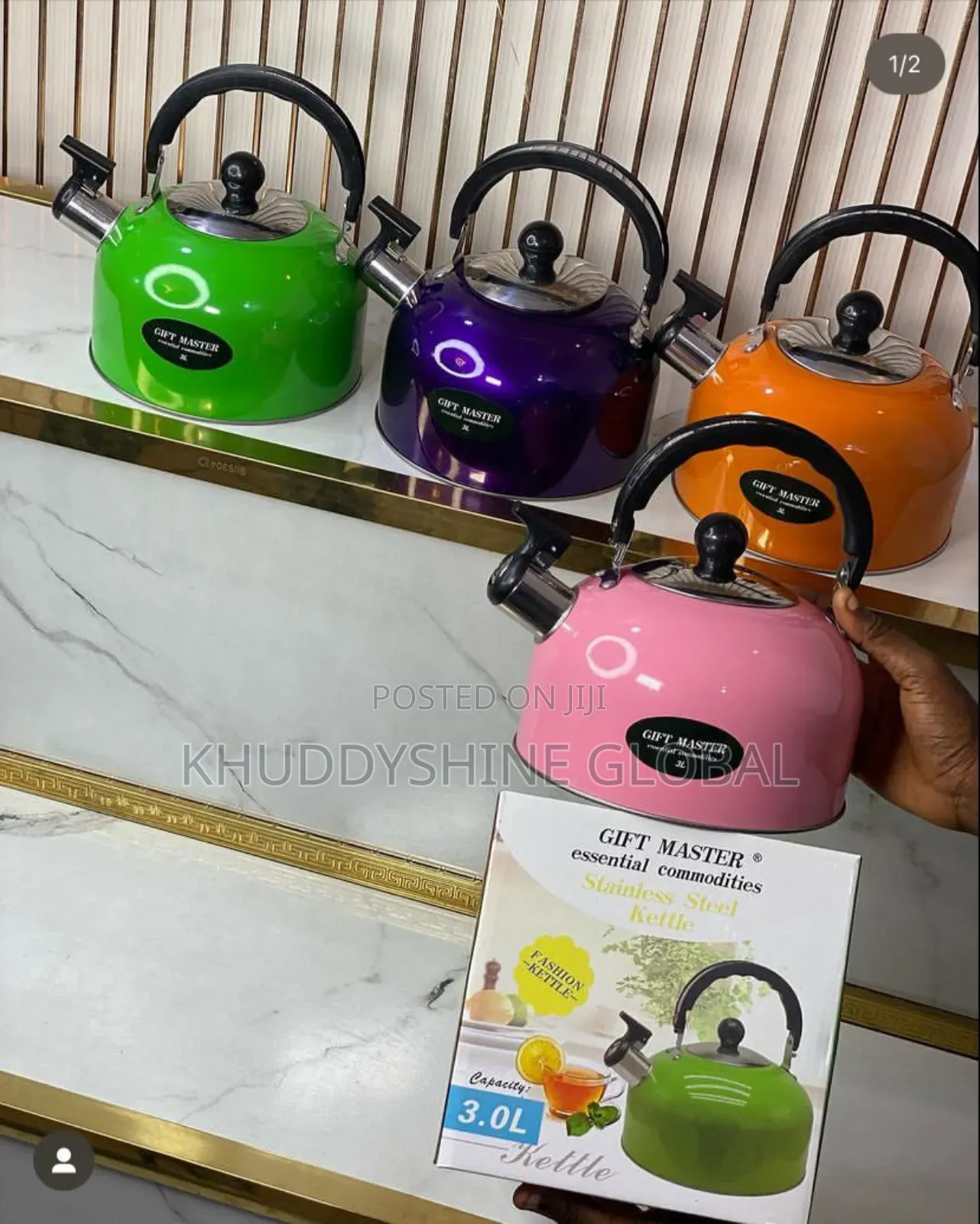3l Coloured Kettle