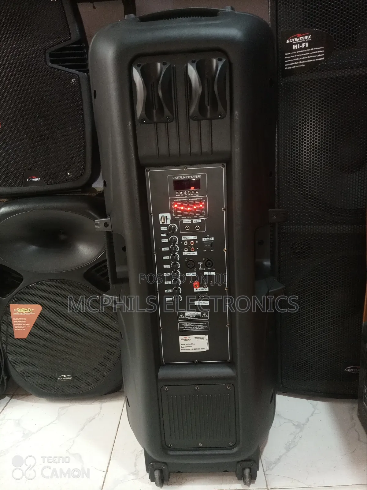9000w Double 15 Inches P.A System