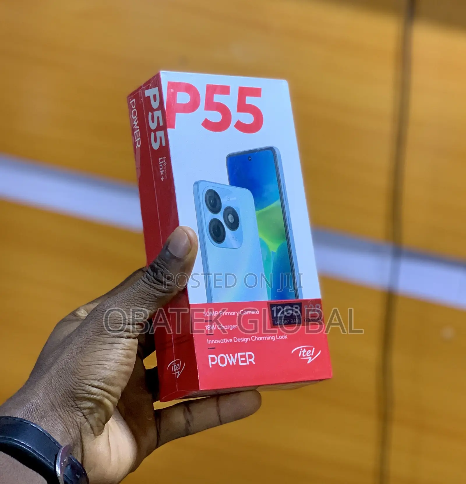New Itel P55 128 GB Black