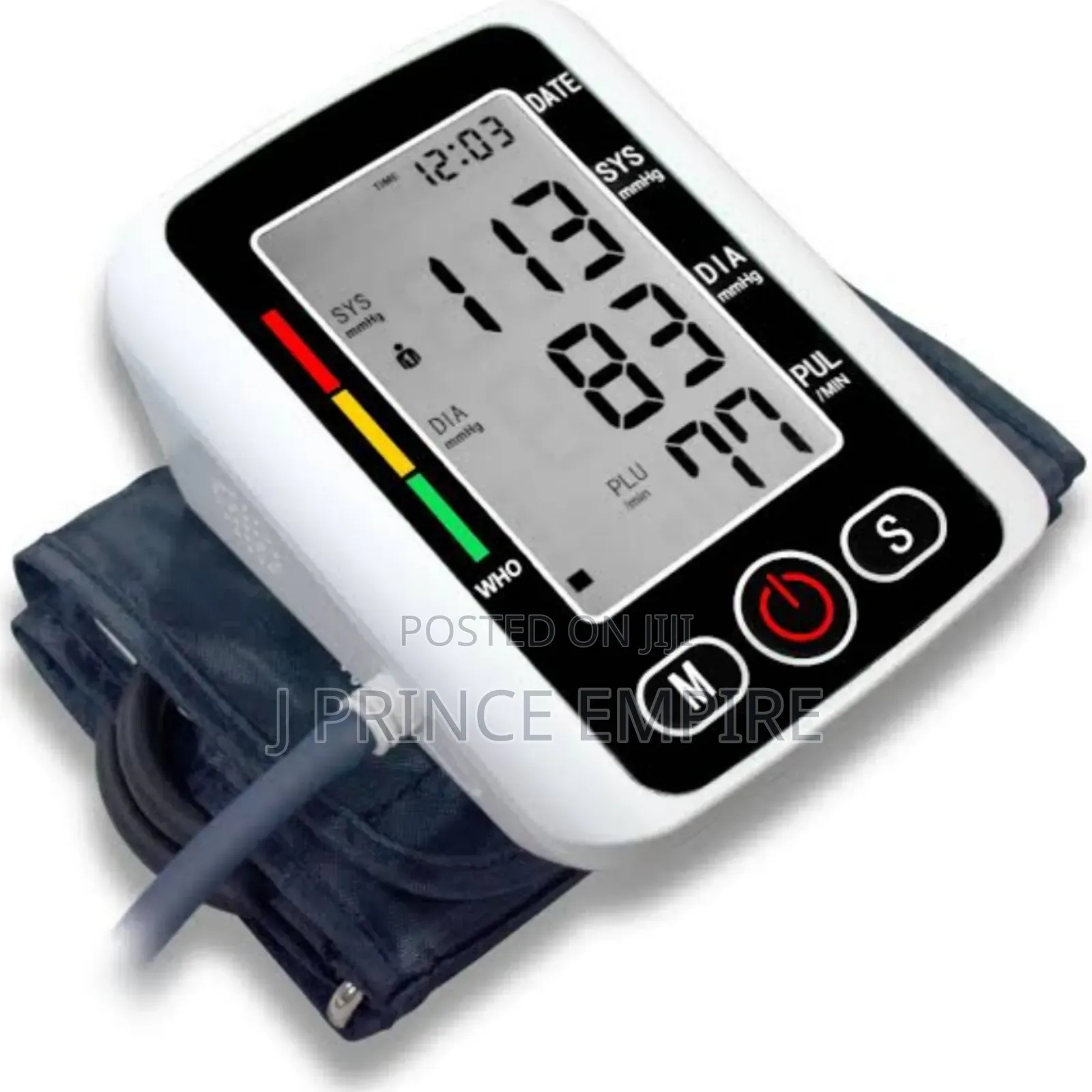 Digital Blood Pressure Monitor Meter Bp Heartbeat Test
