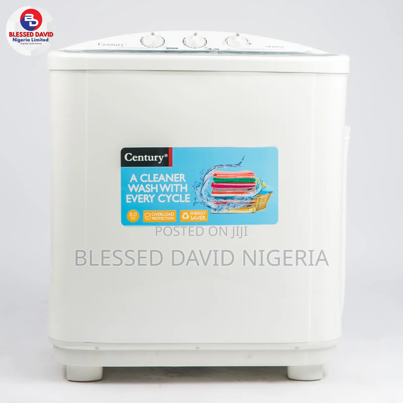 Century 8.0kg Washing Machine - CW8522-A1