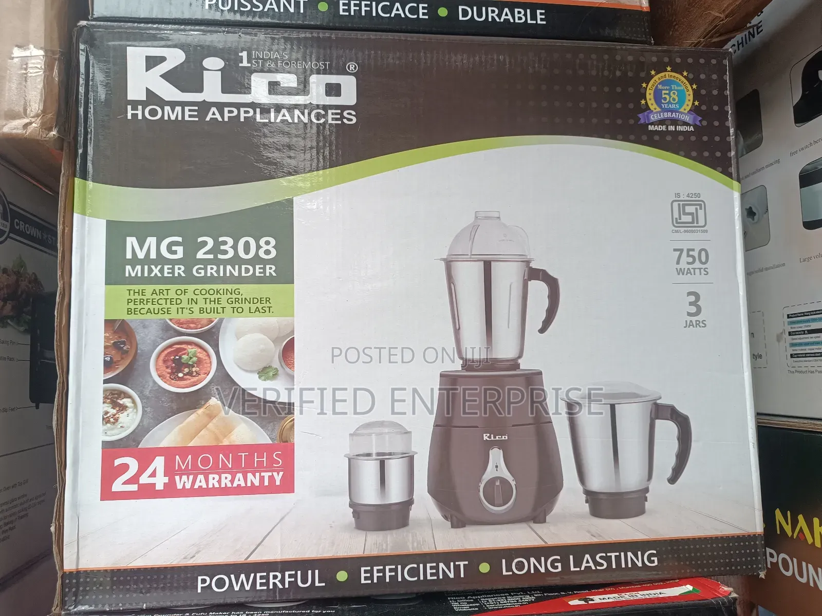 Rico Blender - 750 Watts( 2 Years Warranty)