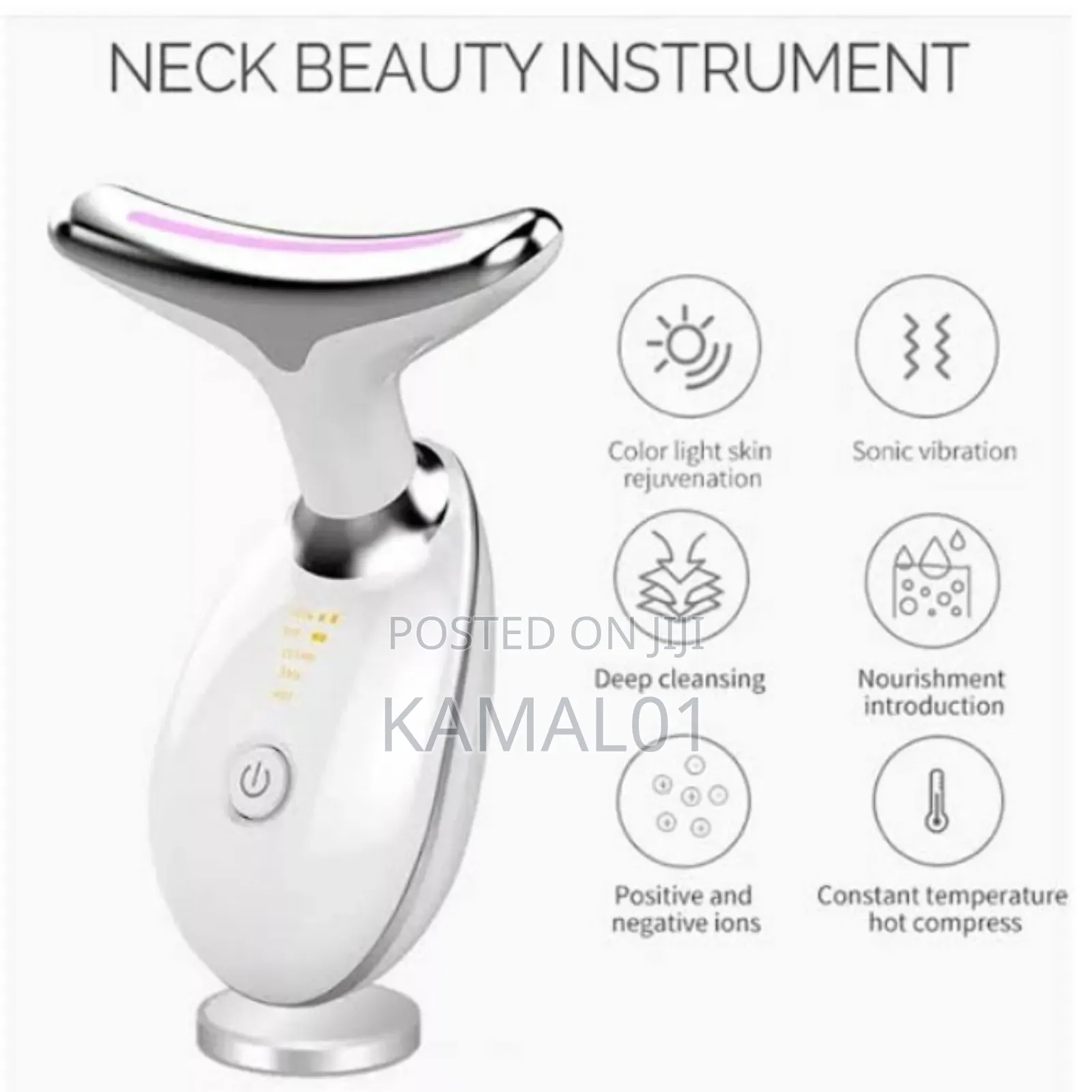 Face Neck Massager Led Photon Therapy
