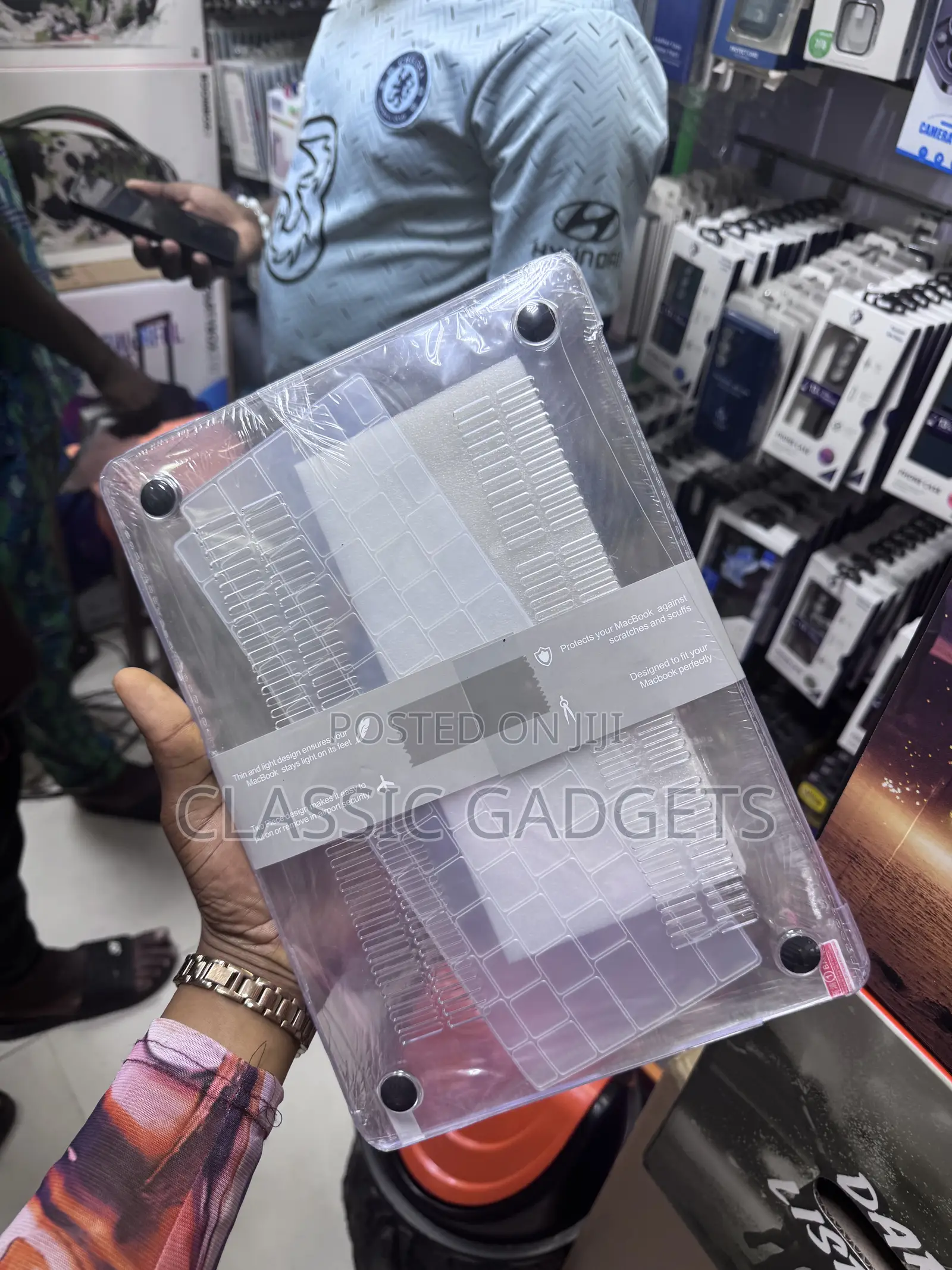 Crystal Clear Cover With Keypad Casefor Macbook Air 13” 2022