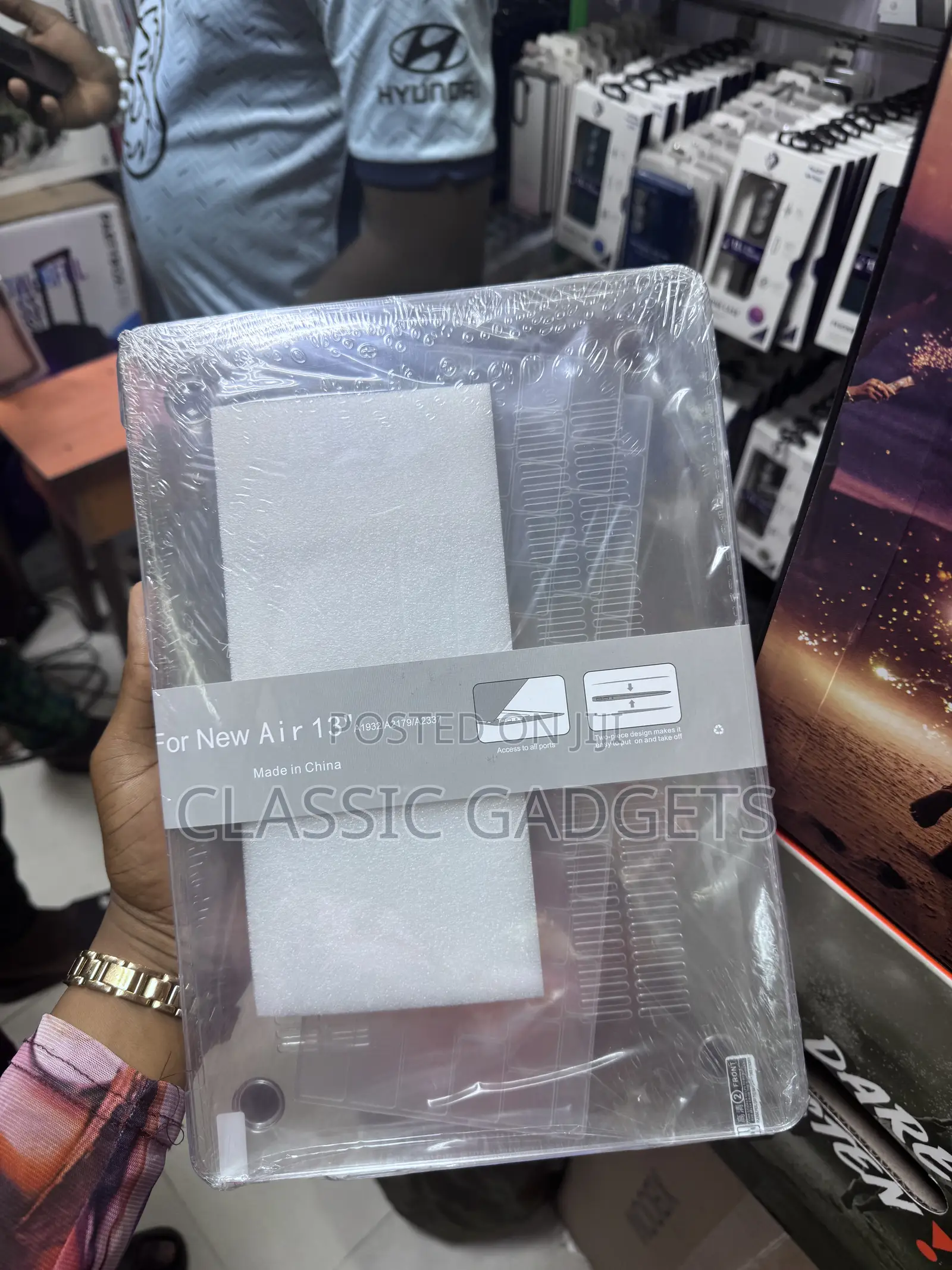 Crystal Clear Cover With Keypad Casefor Macbook Air 13” 2022