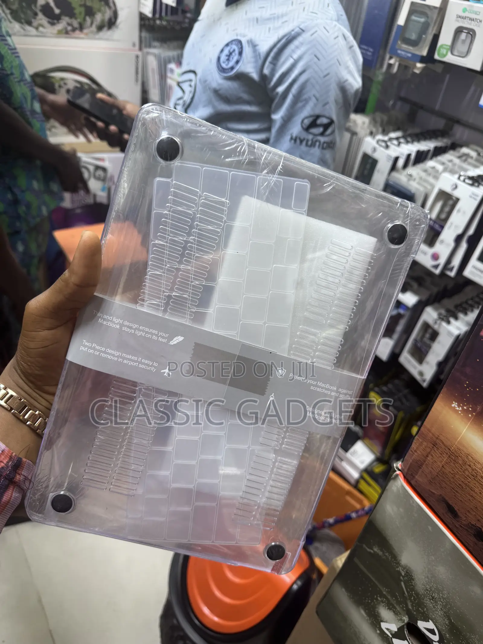 Crystal Clear Cover With Keypad Casefor Macbook Air 13” 2022
