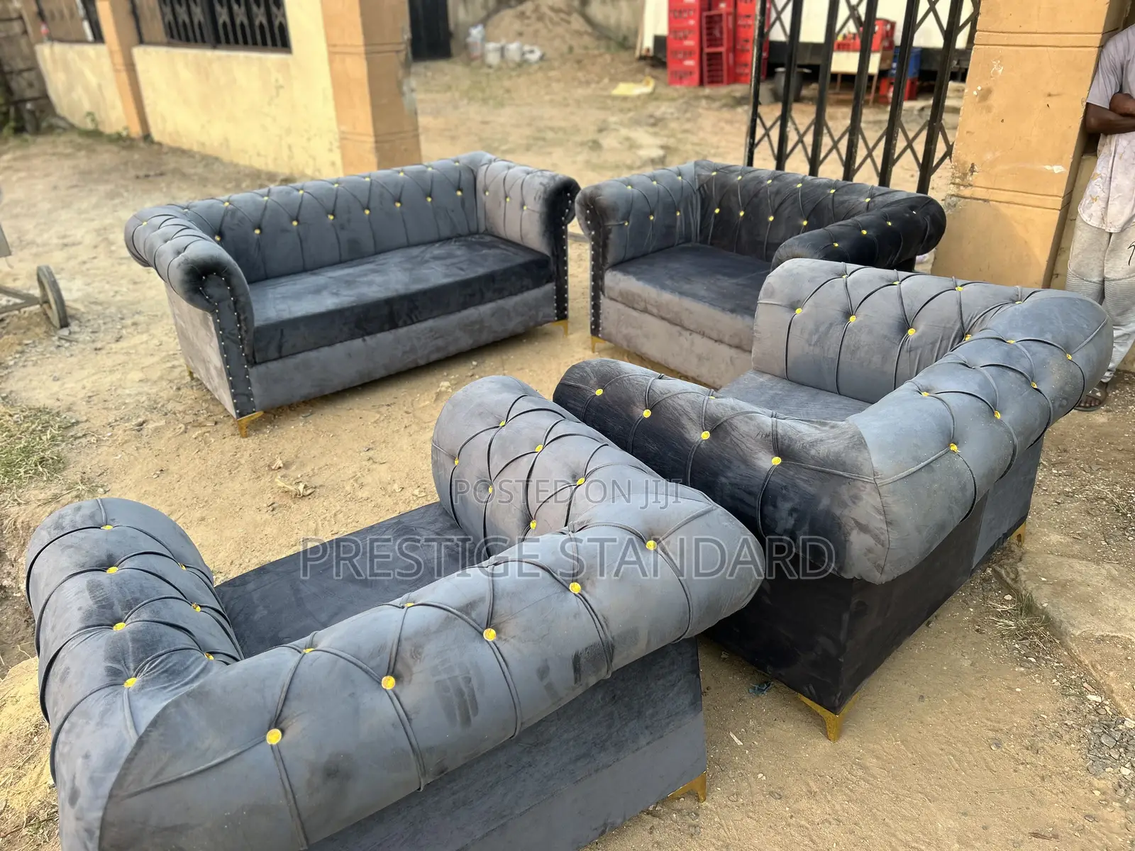 A Standard Living Room Sofa