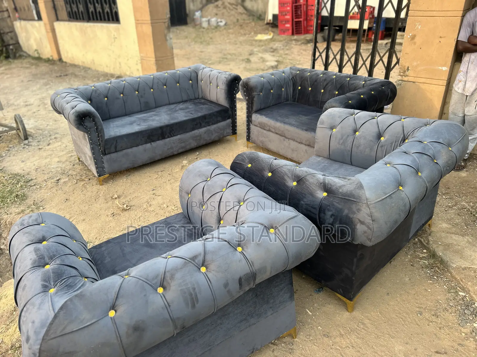 A Standard Living Room Sofa