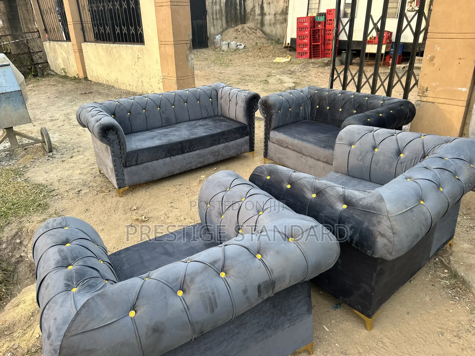 A Standard Living Room Sofa
