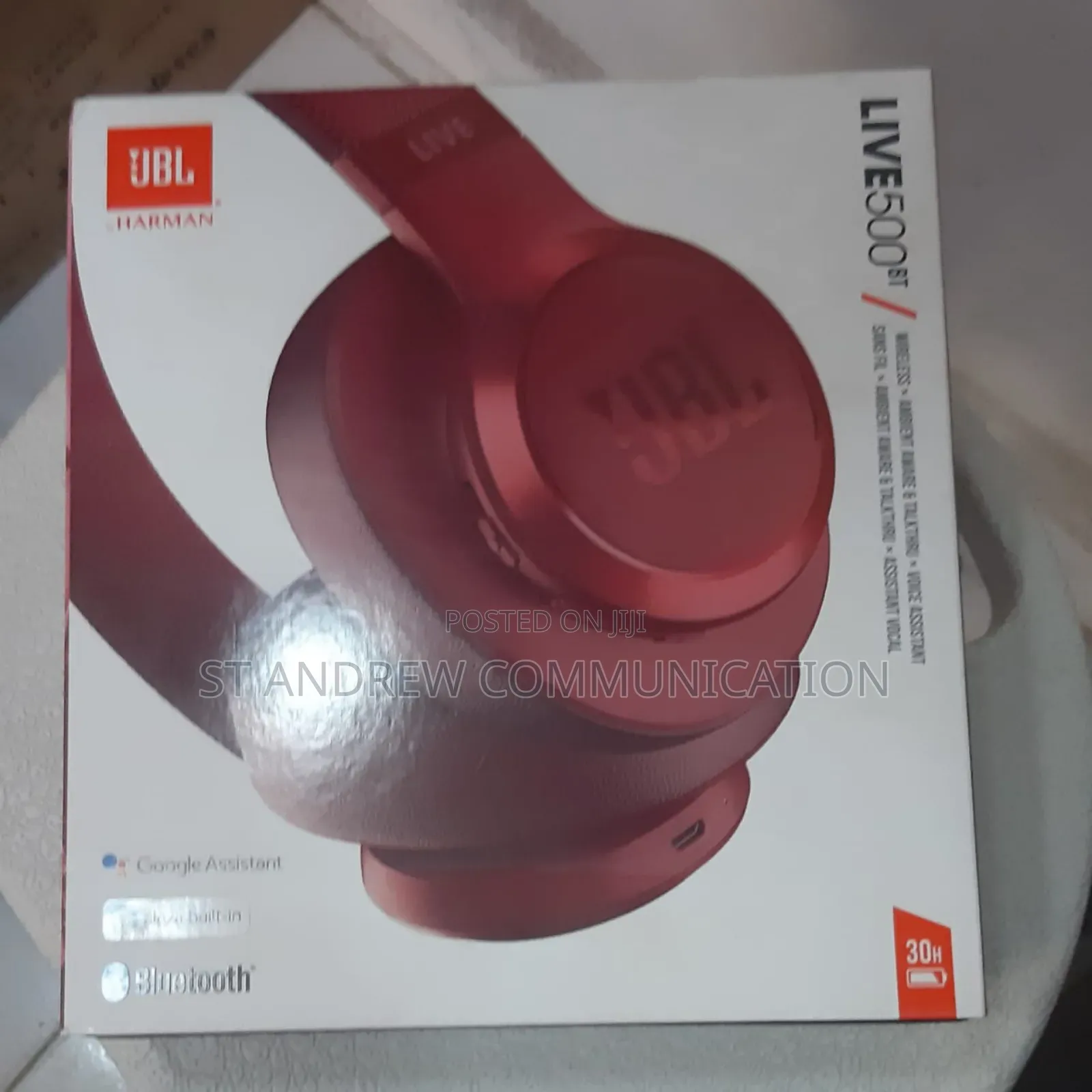 JBL LIVE500BT Wireless Over-Ear Headphones