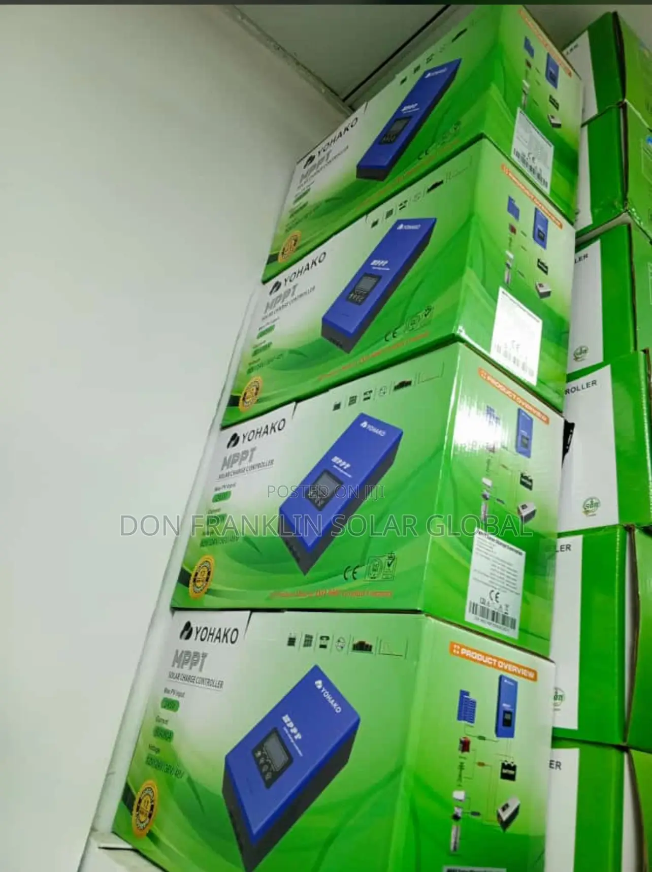 80ah/24v/36v/48v Yohako MPPT Solar Charger Controller With H