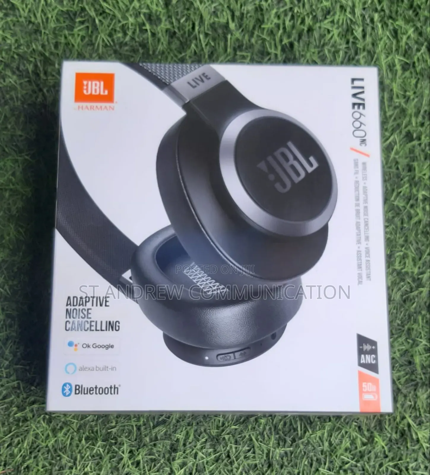 JBL Live 660nc-Wireless Over-Ear Noise Cancelling Headphones
