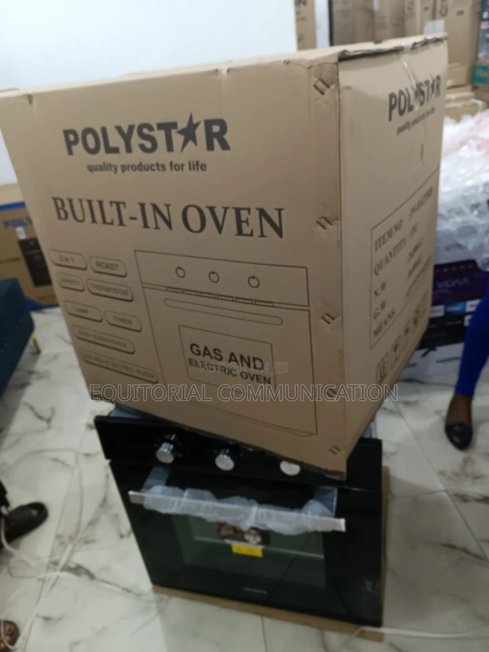 Polystar Electric Gas Built-in Oven PV-EG271BB