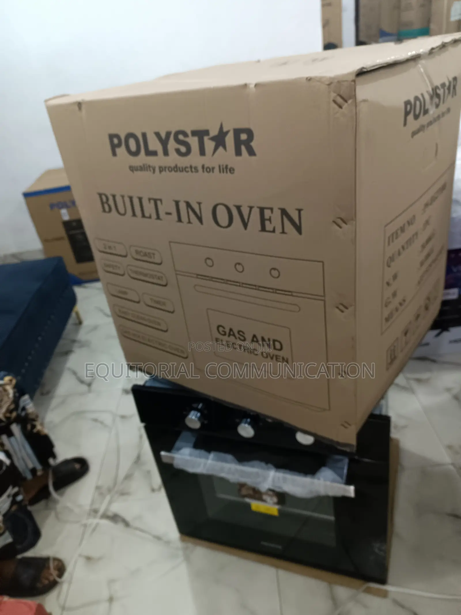 Polystar Electric and Gas Built- In Oven – Pv-Eg271bb-90l