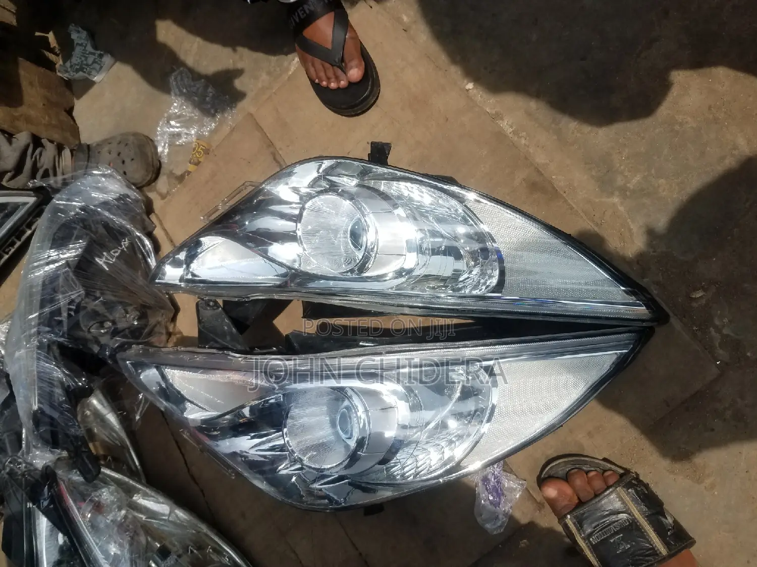 Set of Headlights for Hyundai Sonata 2013