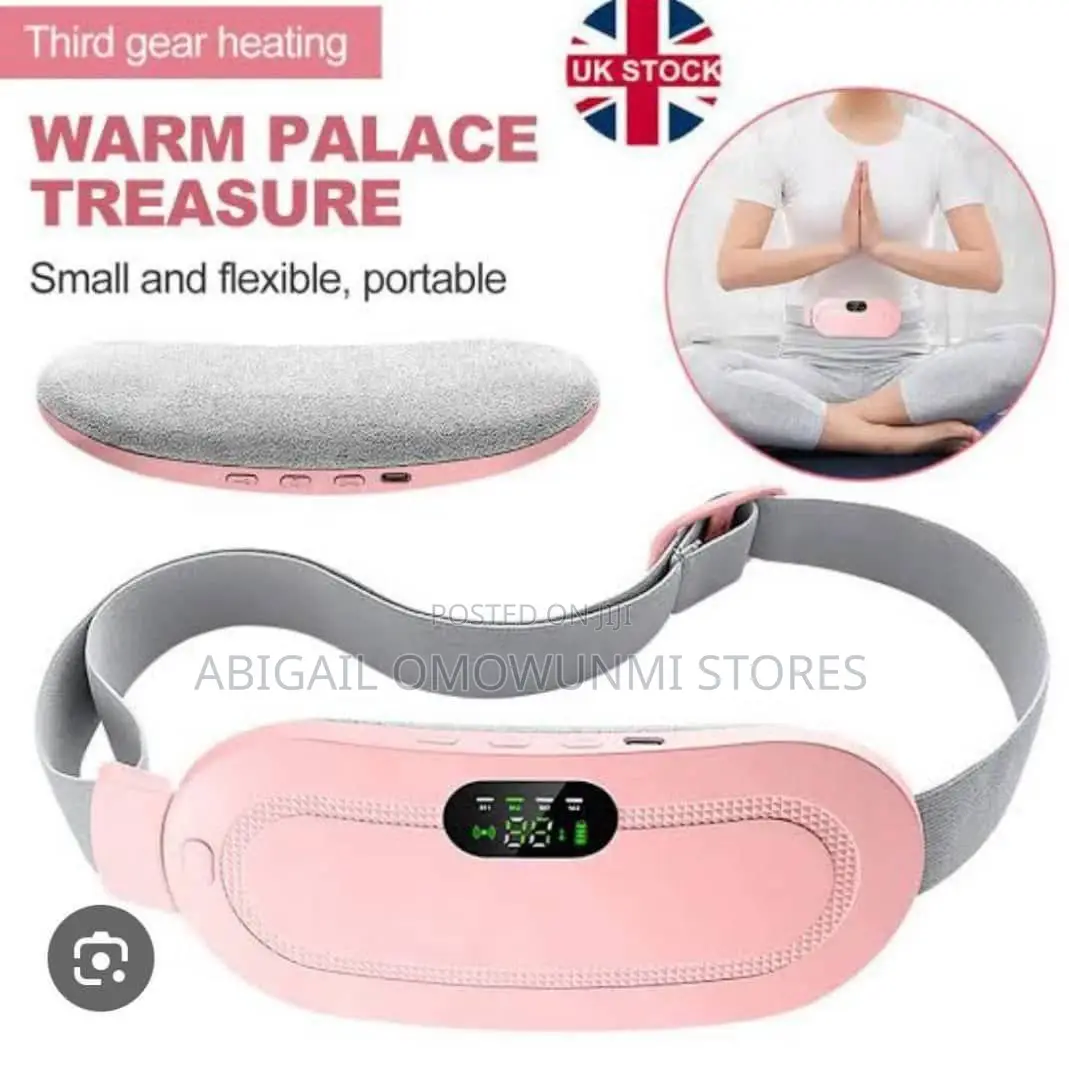 Mentrual Pain Relief Heating Padded Belt With Vibration
