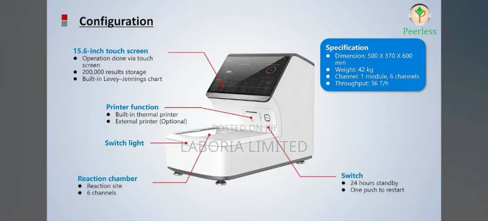 Accre 8 Chemiluminiscence Immunoassay Analyzer (ACCRE 6 )