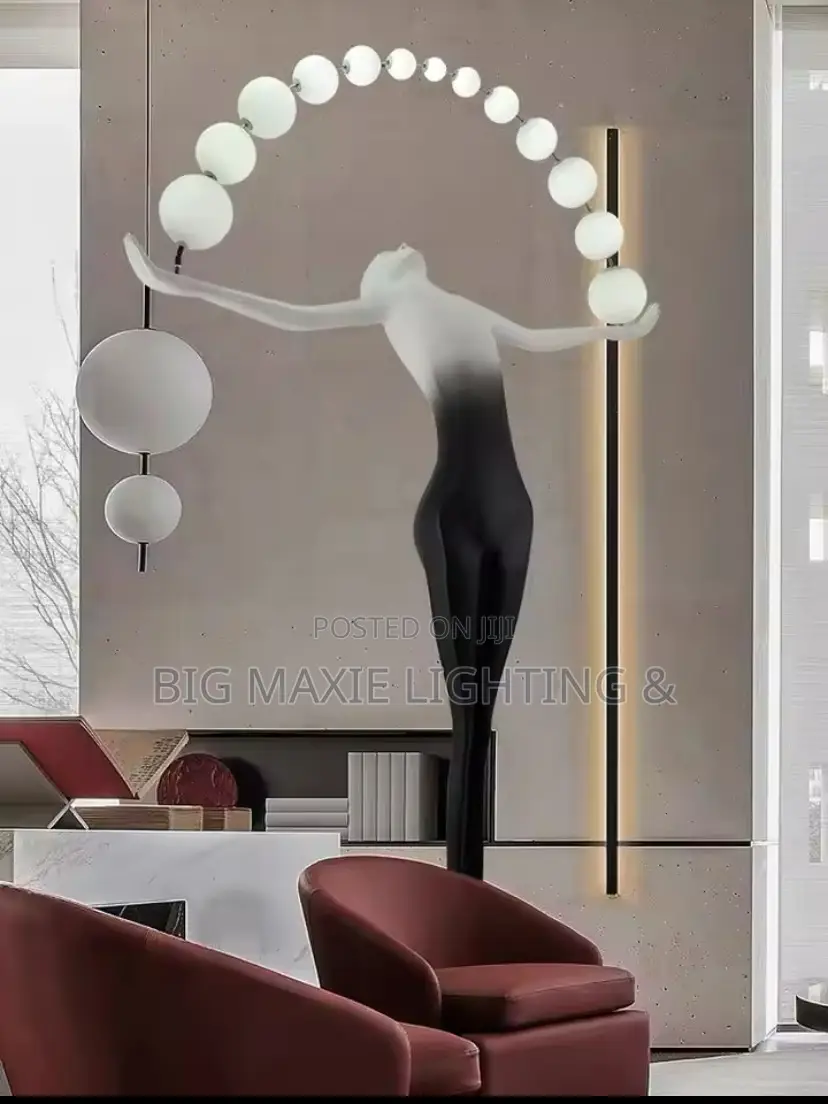 Human Art Sculpture LED Floor Lamp