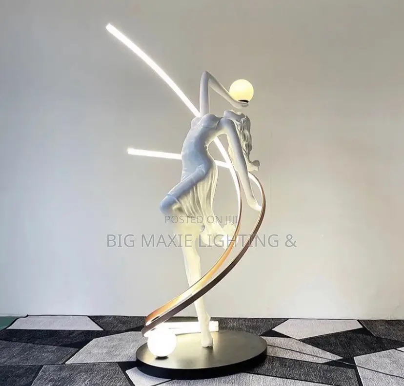Goddess Sculptured Ornaments Dance Girl Floor