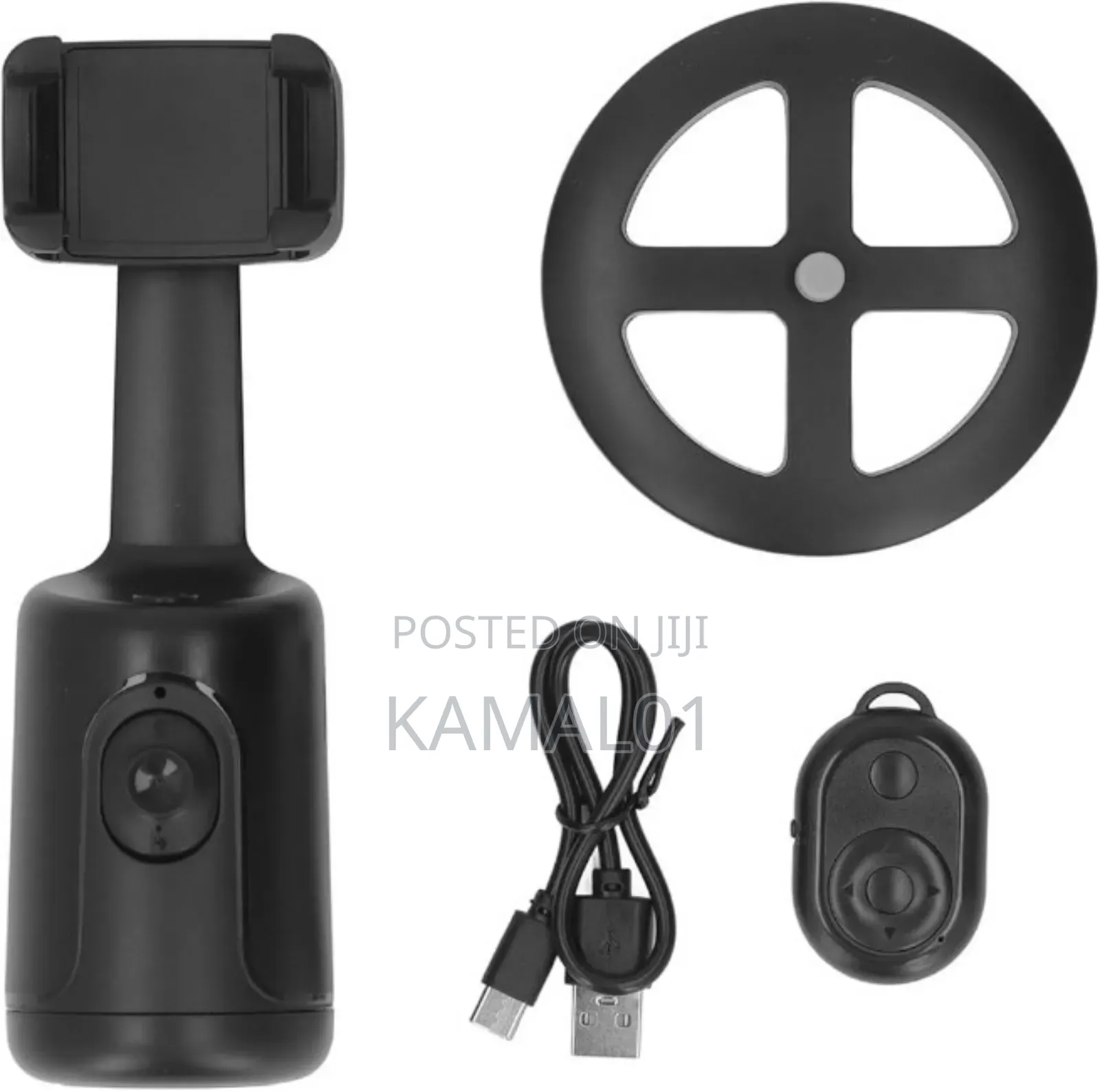 Auto Face Tracking Phone Holder, 360° Rotation