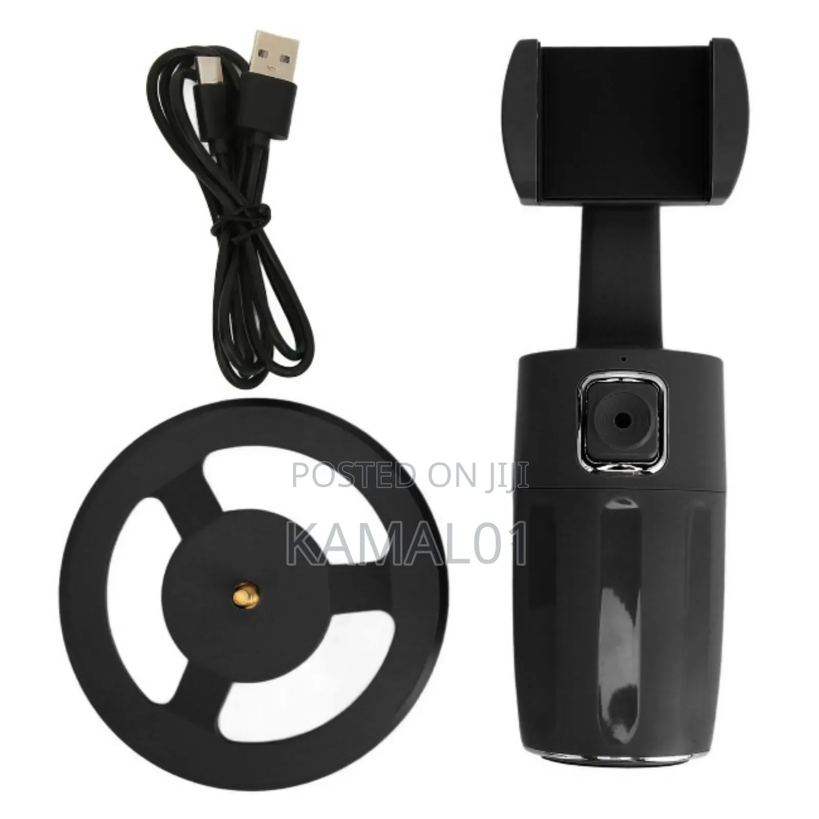 Auto Face Tracking Phone Holder, 360° Rotation