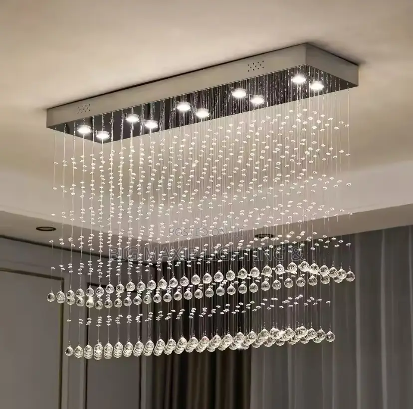 Modern Luxury Living Room/Dining Raindrops Chandelier Light