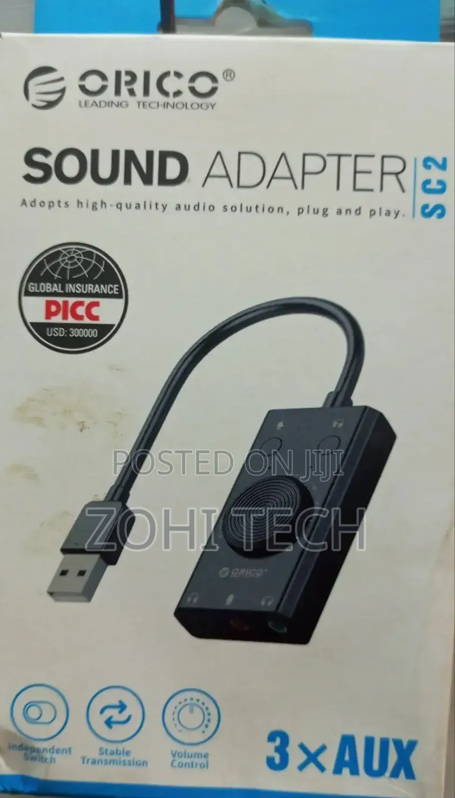 USB Sound Card Adapter