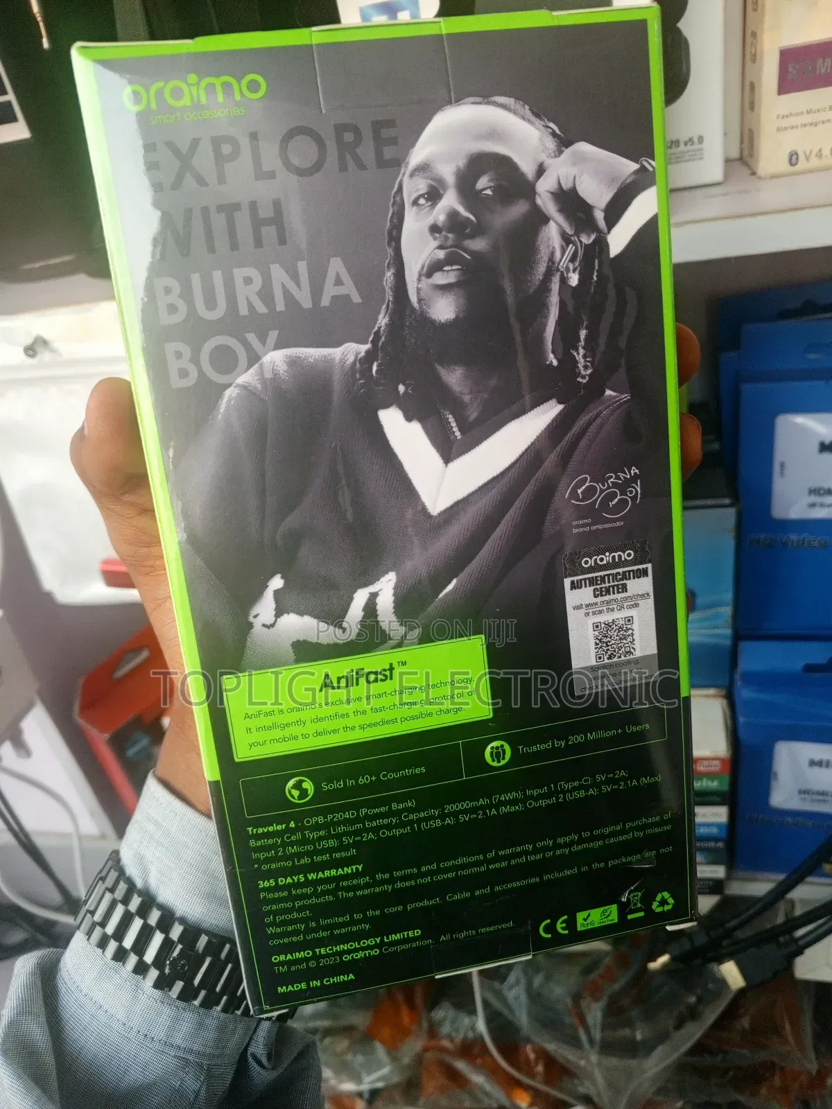 20,000 Mah Power Bank Oraimo