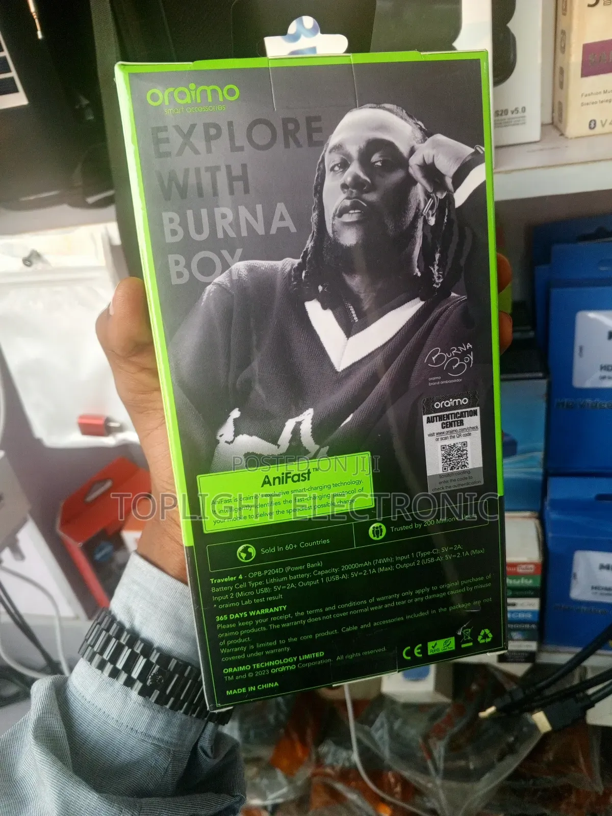 20,000 Mah Power Bank Oraimo