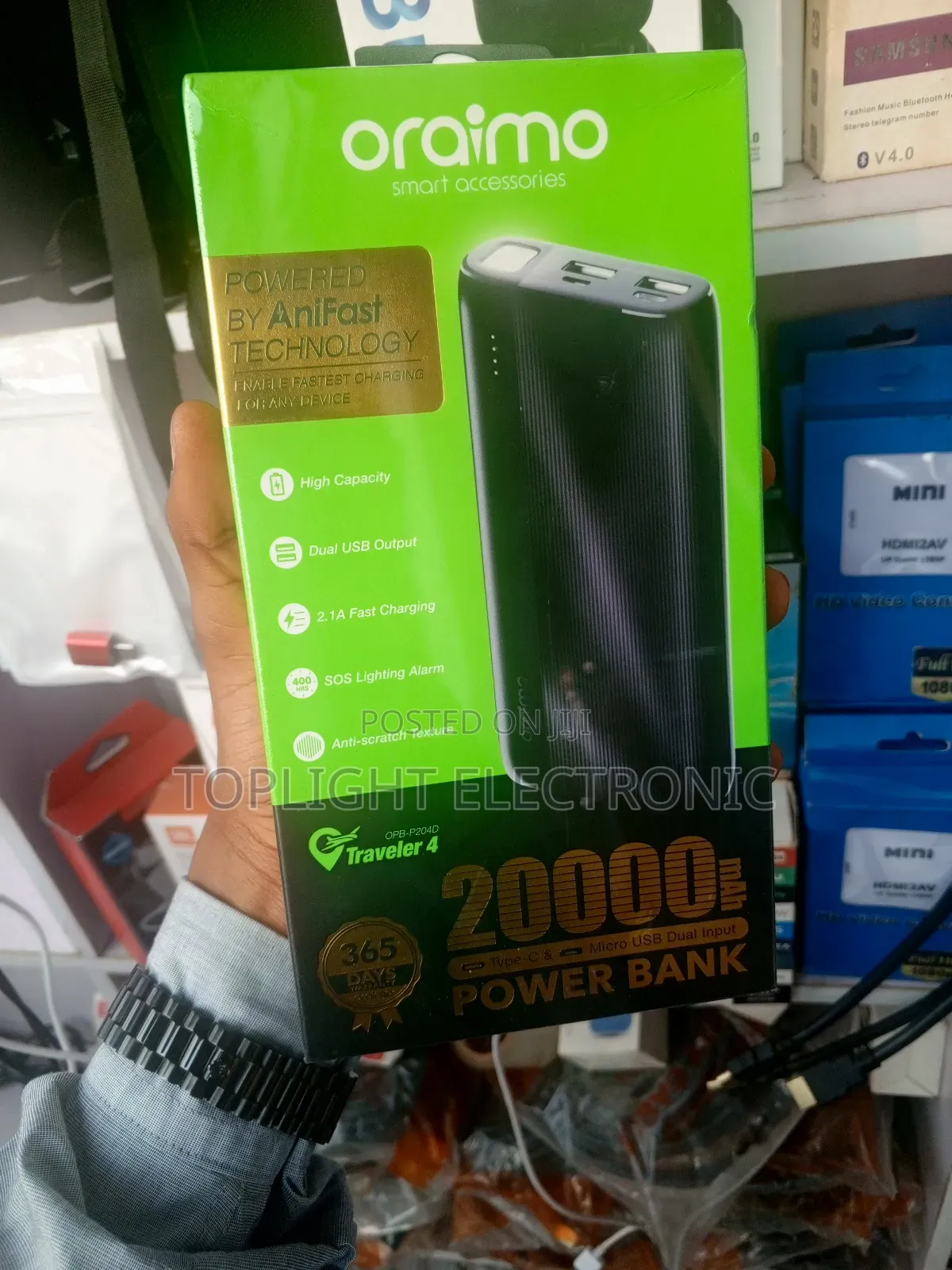 20,000 Mah Power Bank Oraimo