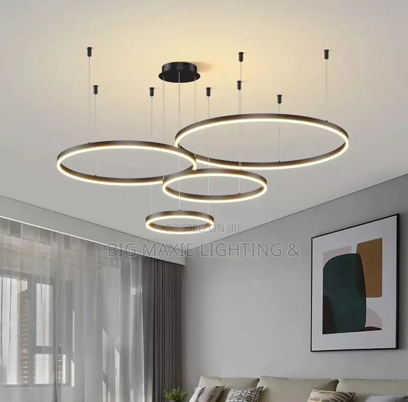 Luxury 5 Rings Living Room Chandelier