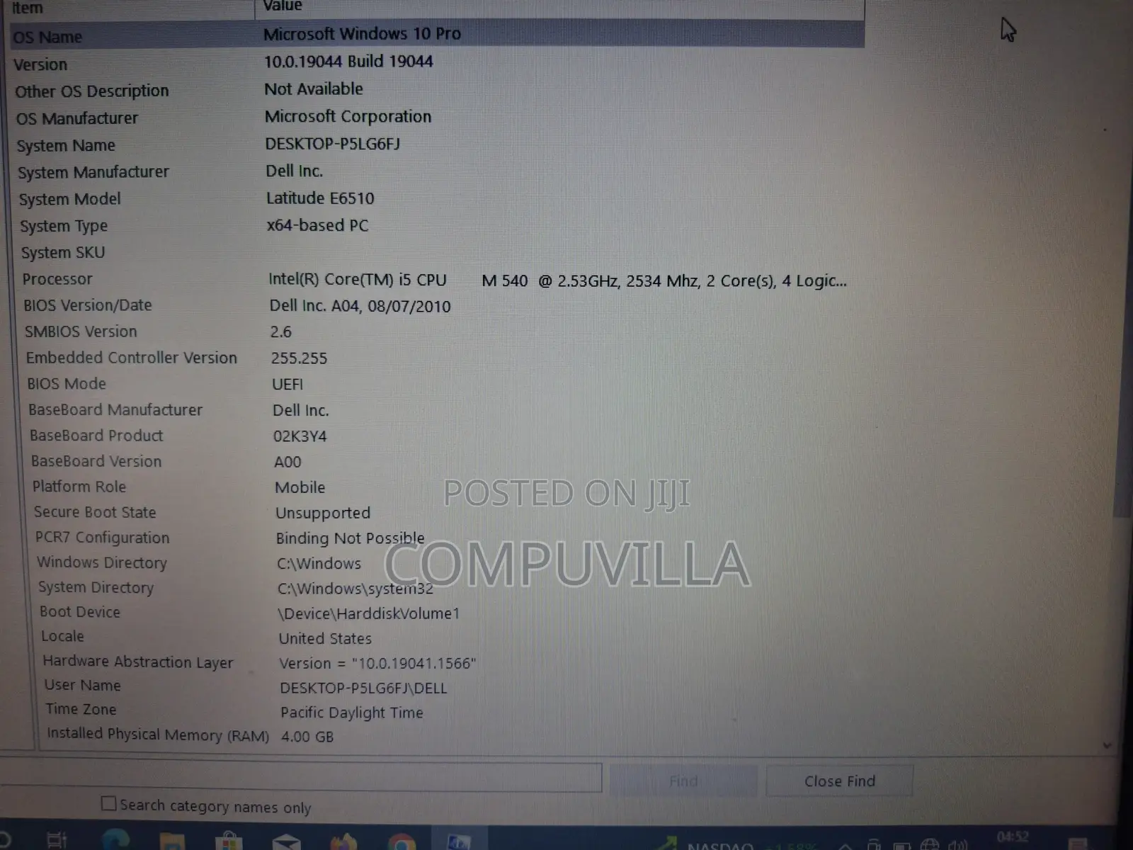 Laptop Dell Latitude E6410 4GB Intel Core i5 HDD 320GB