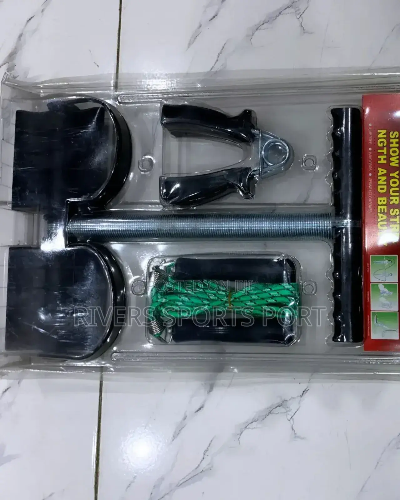 3 in 1 Tummy Trimmer Jump Rope and Hand Grip
