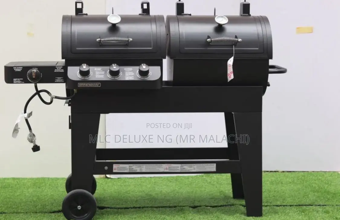 Drum Type Charcoal N Gas BBQ Griller(Combined)Barbecue Grill