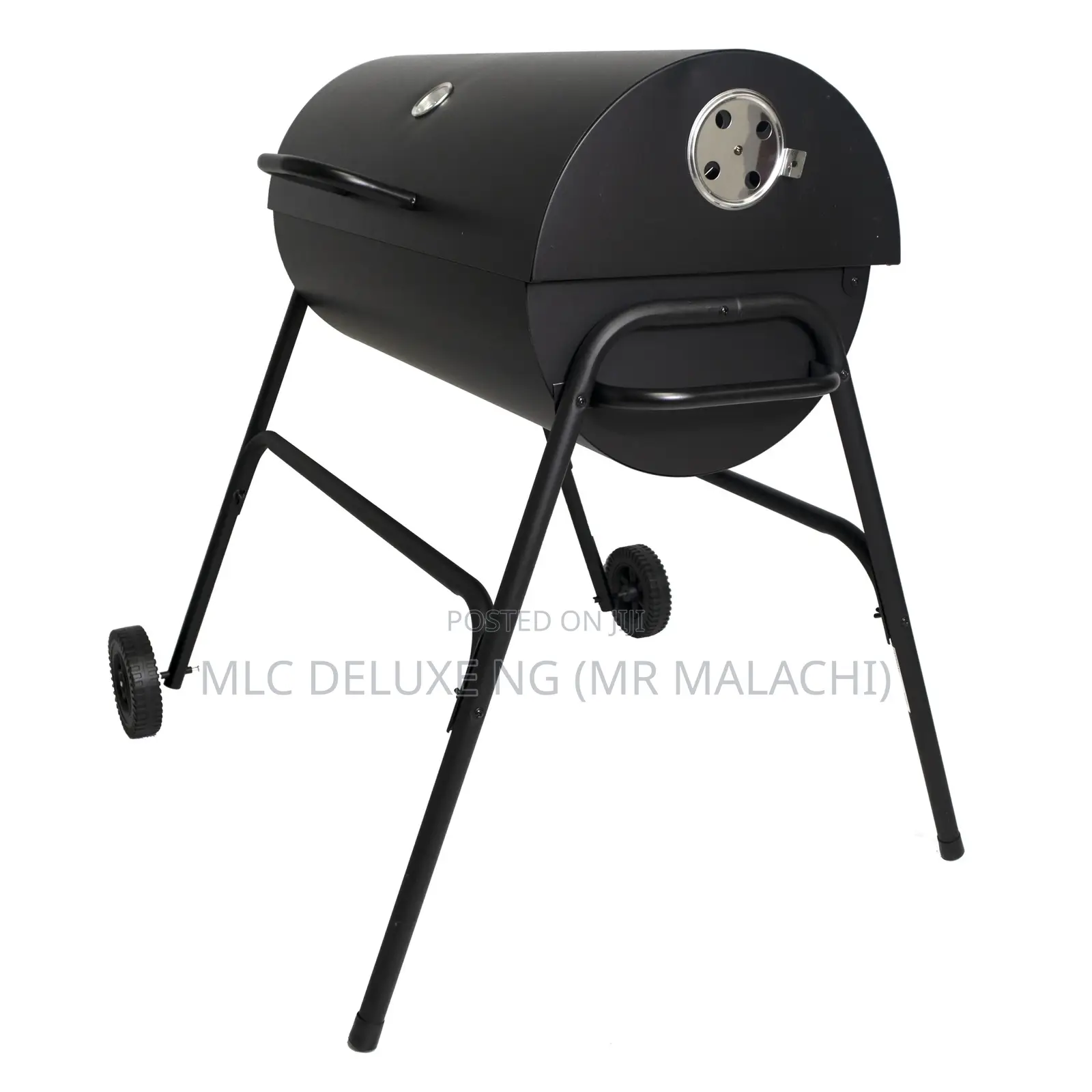 Charcoal BBQ Grill Station / Outdoor Barbecue Griller (Drum)