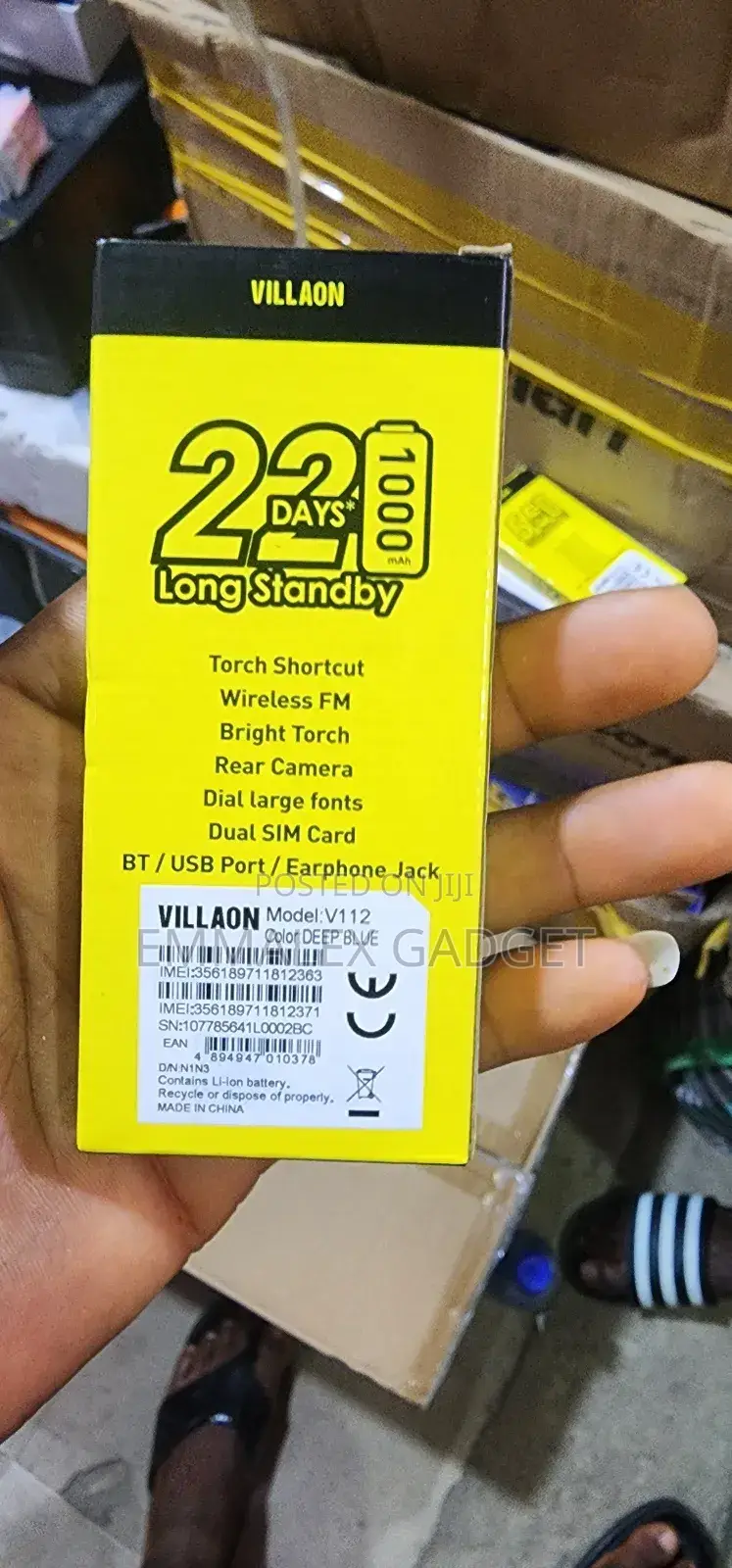 New Villaon V112 Black