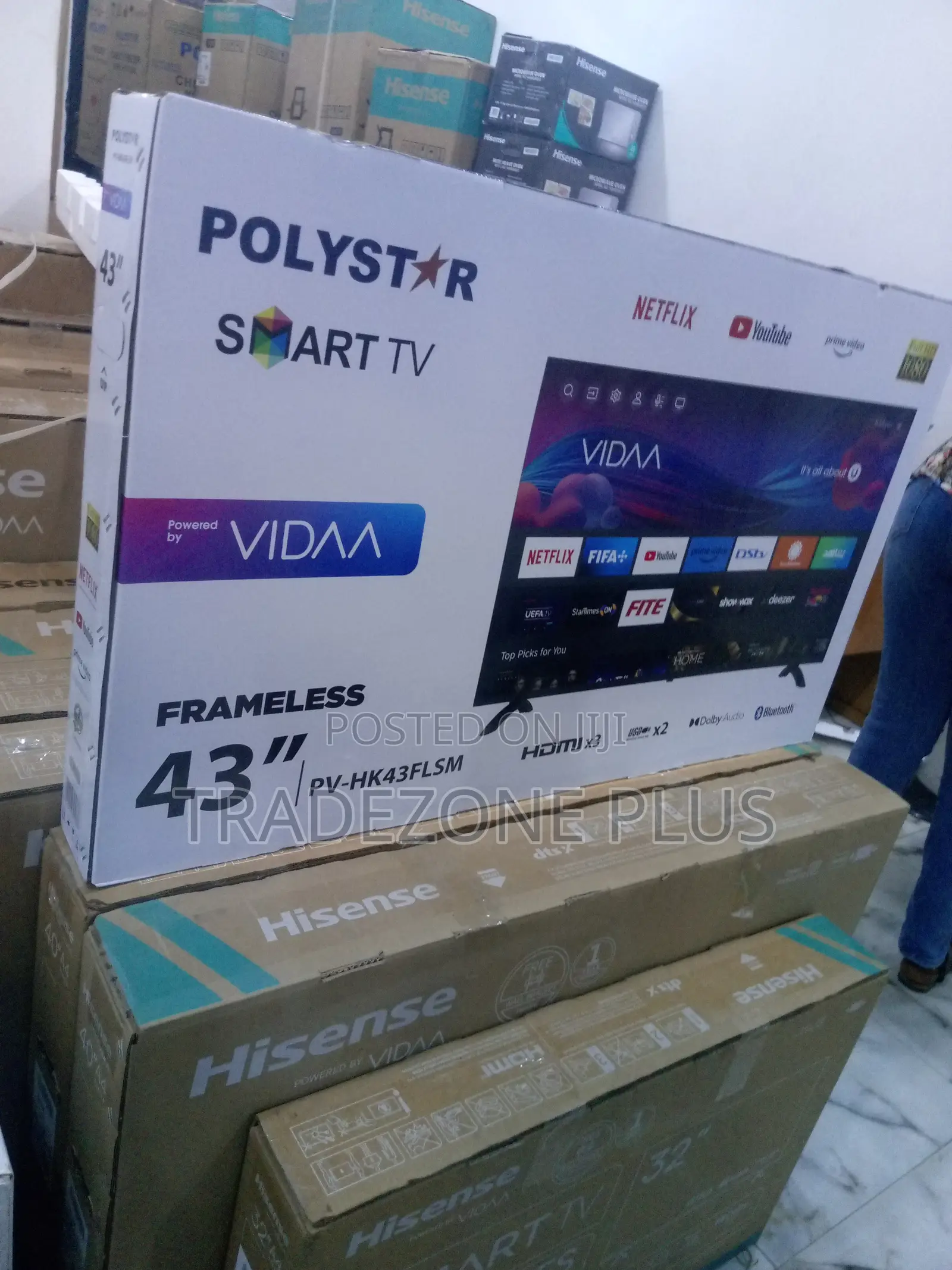 Vidda Powered 43" Polystar Smart TV