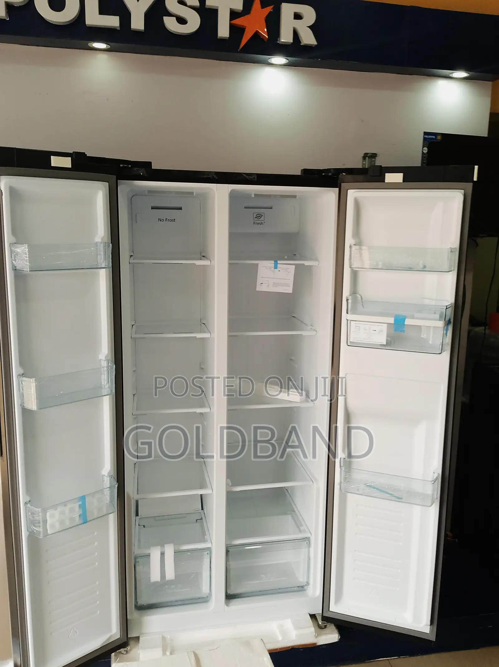 Best Powerful 500L Polystar Fridge Pv-Ss775wd-Inv