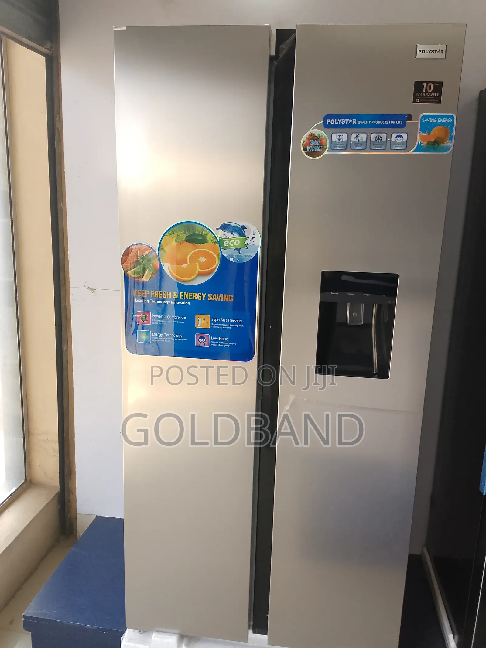 Avaliable 436L Polystar Fridge "Pv-Sbs666wd-Inv"