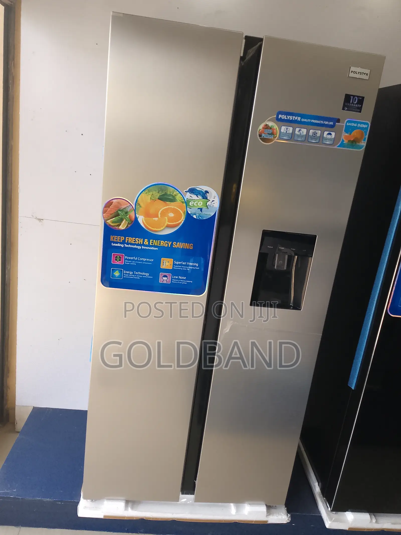 Strong and Efficient Polystar "Pv-Sbs666wd-Inv" 436L Fridge