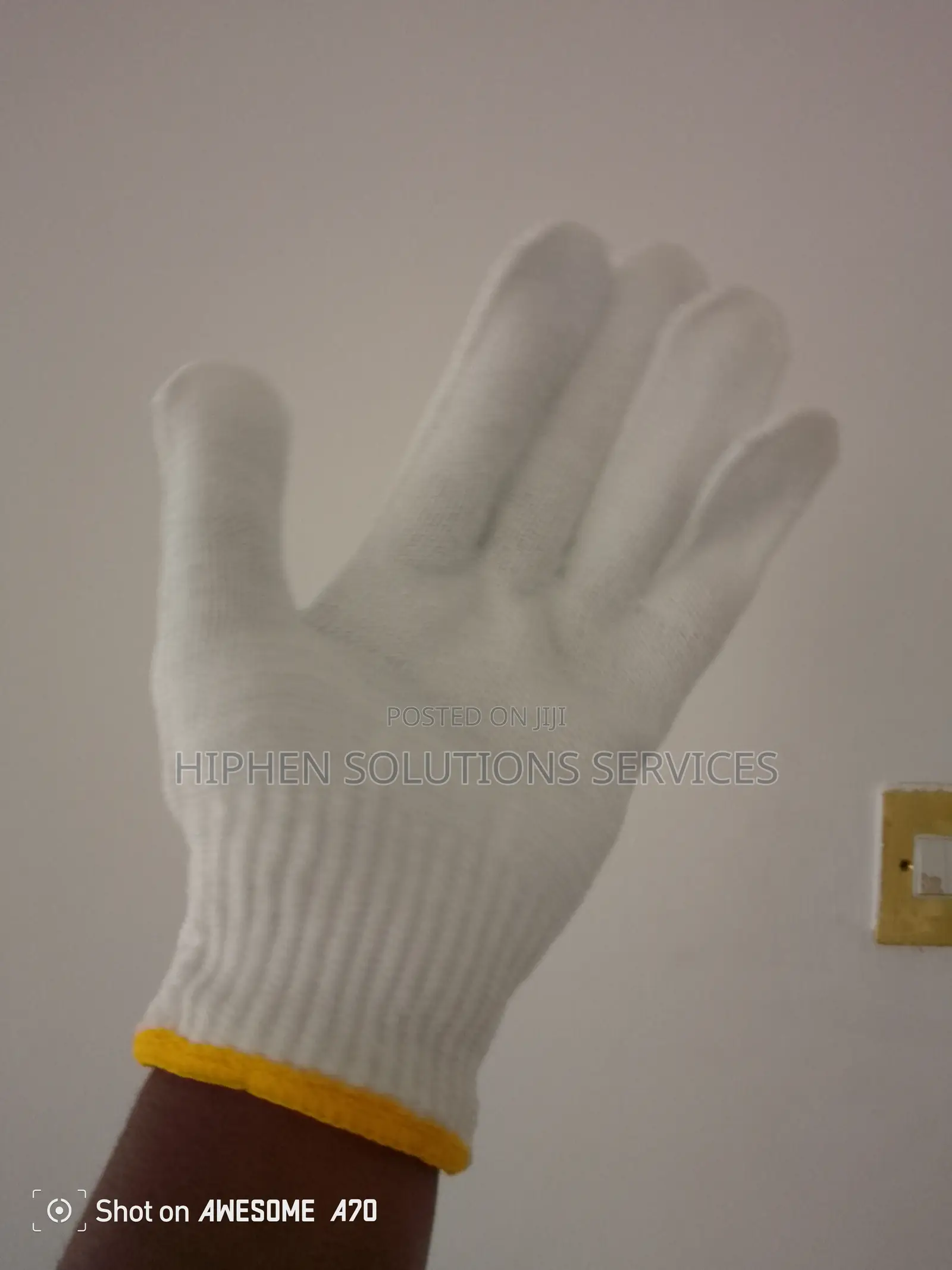 Mens & Women Short Cotton Fabric Gloves