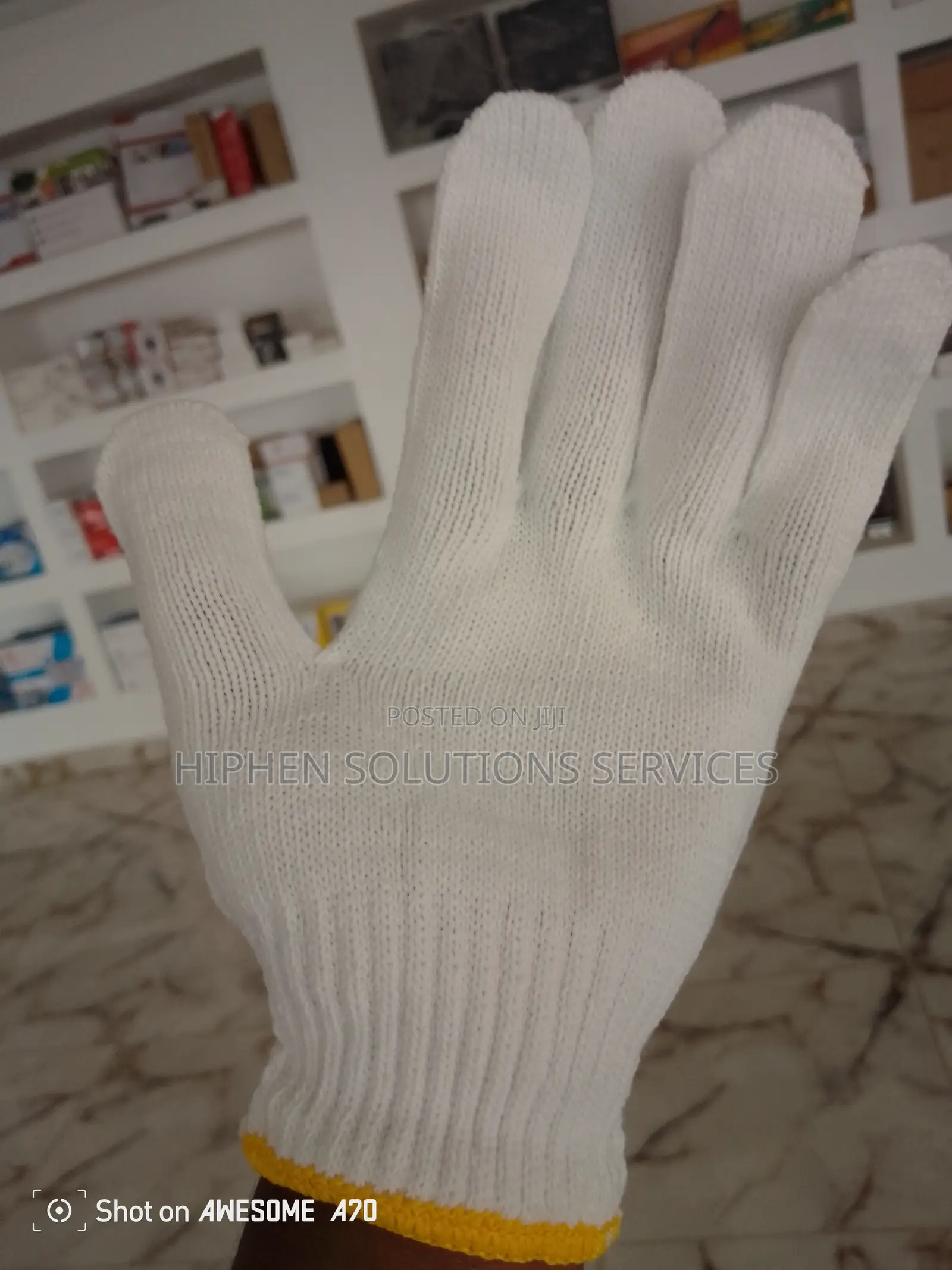 Mens & Women Short Cotton Fabric Gloves