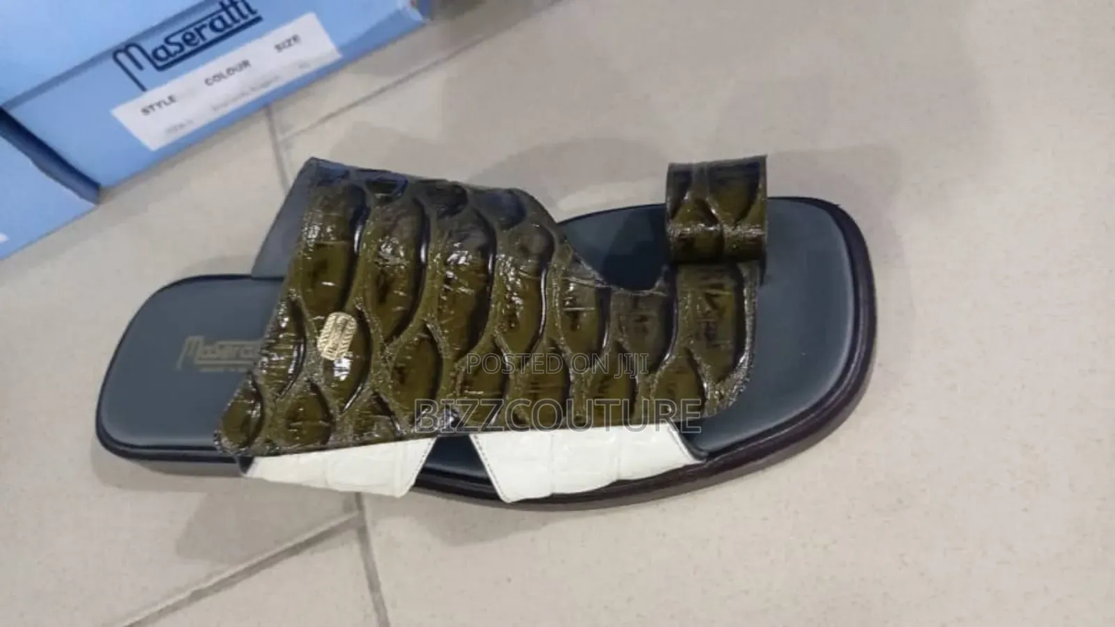 Original SPANISH MASERATI Slippers Available in Store