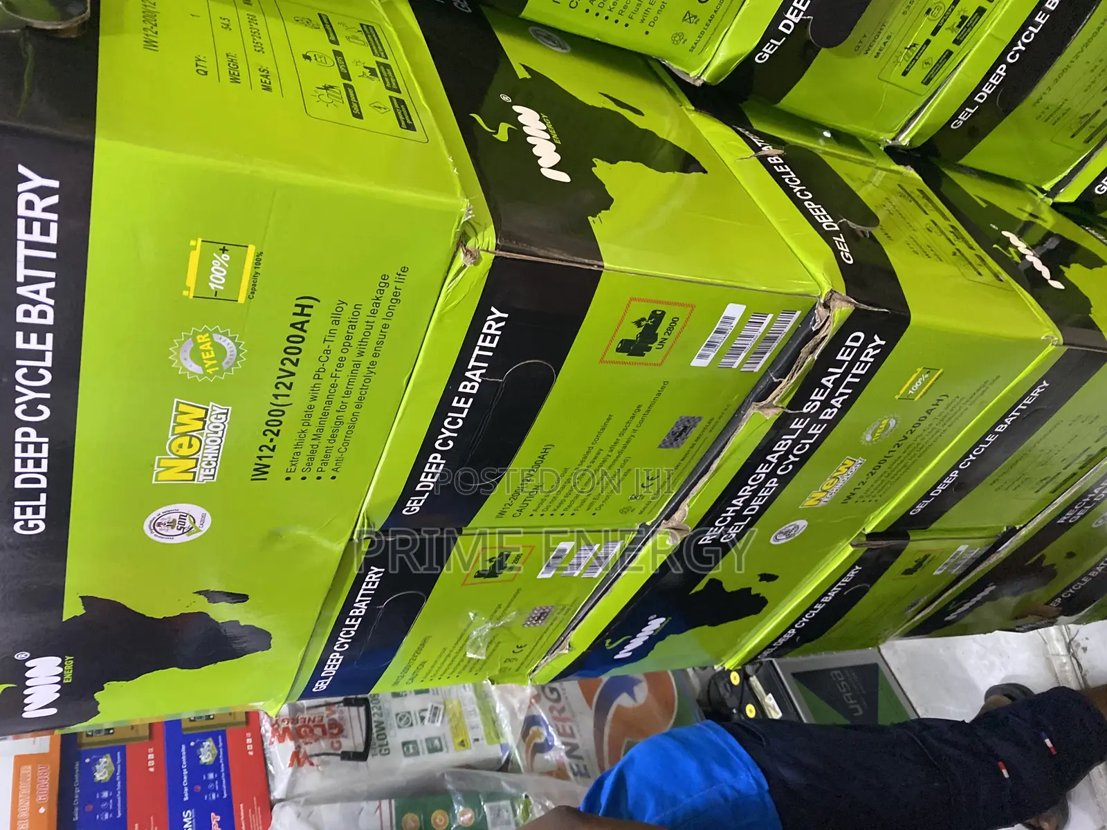 12v/200ah Iwin Gel Deep Cycle Battery